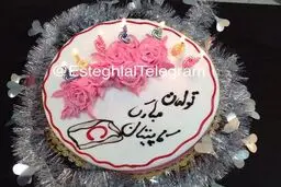 کیک تولد مهدی رحمتی/عکس