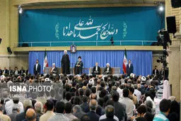 حواشی دیدار مسئولین و سفرا با رهبر انقلاب/تصاویر