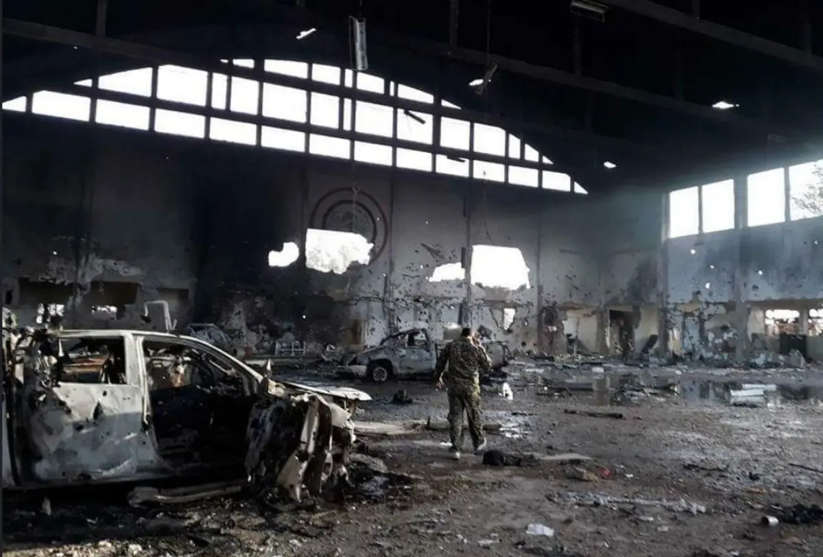 تصاویری از محل شهادت ۷ ایرانی در فرودگاه «تی۴»