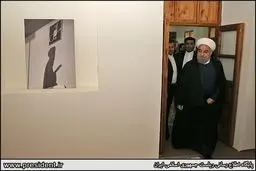 روایت تصویری از حضور روحانی در بیت امام خمینی