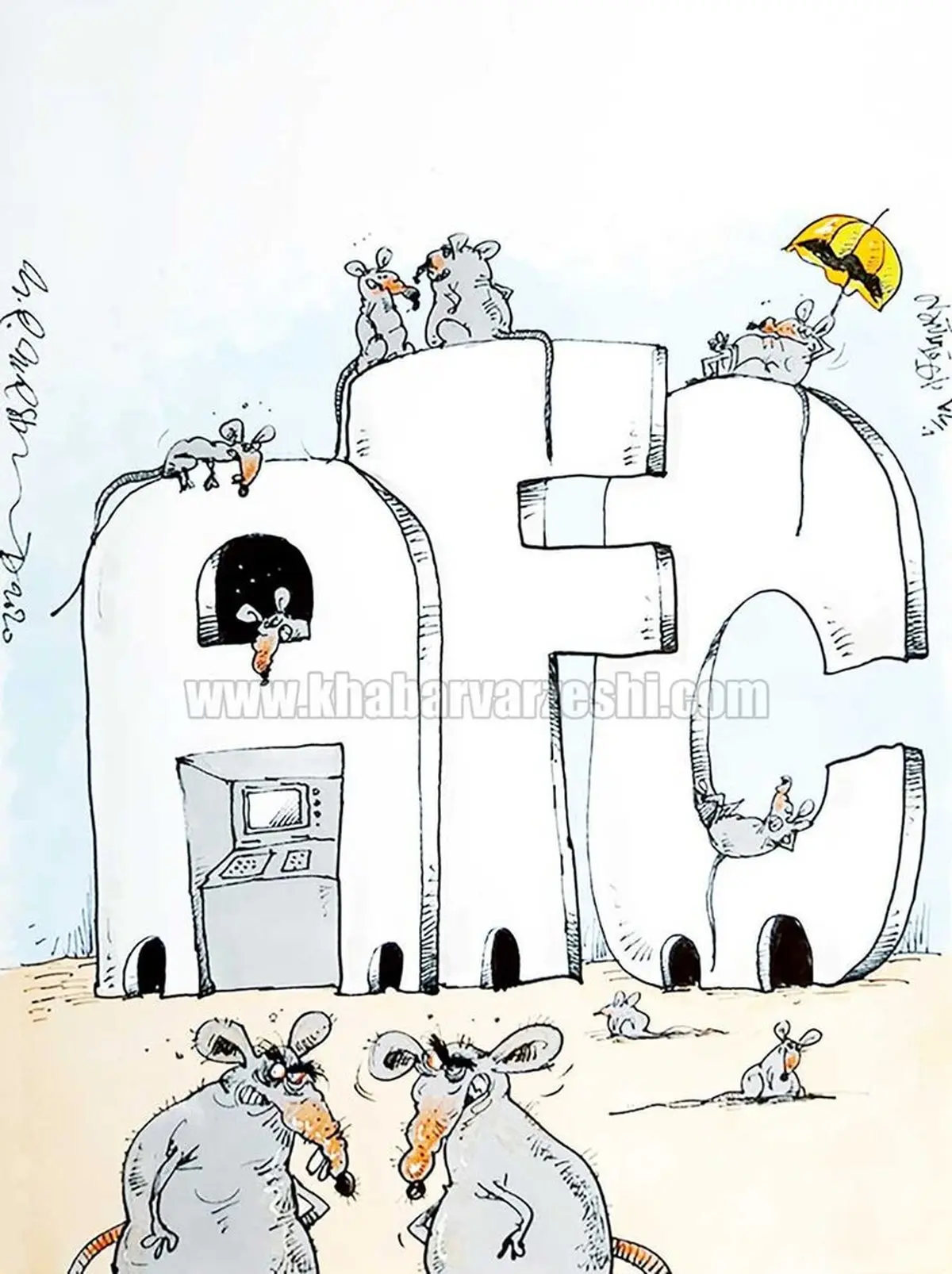 کاریکاتور / کنفدراسیون فوتبال آسیا از نمایی دیگر!