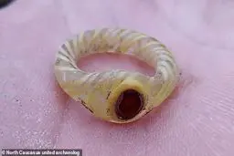 کشف بقایای یک زن باستانی در کنار جواهرات رومی