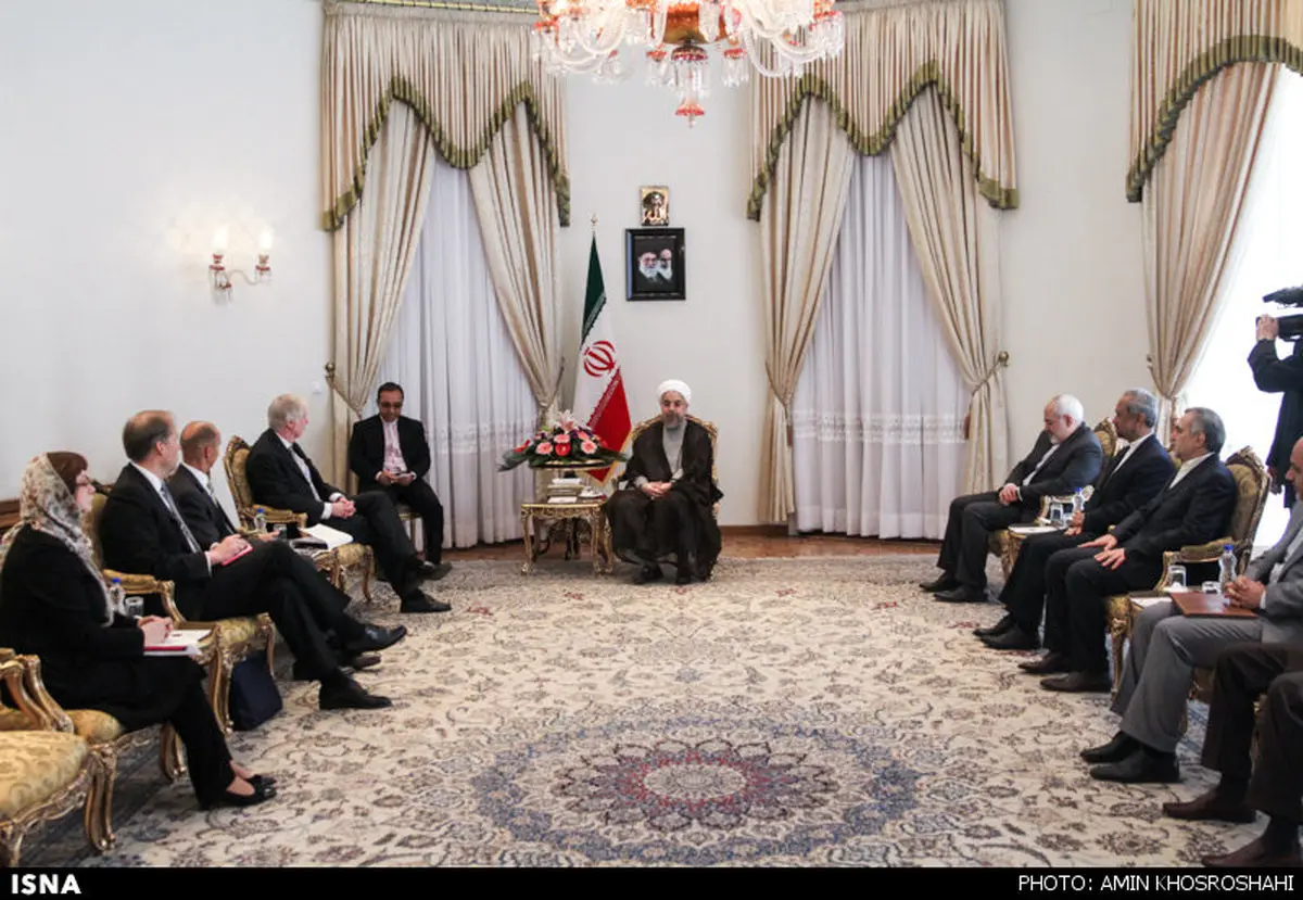 دیدار وزیر امور خارجه فنلاند با رییس جمهور/ عکس