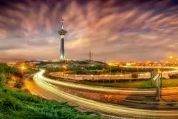 نمایی زیبا از برج میلاد تهران/ عکس