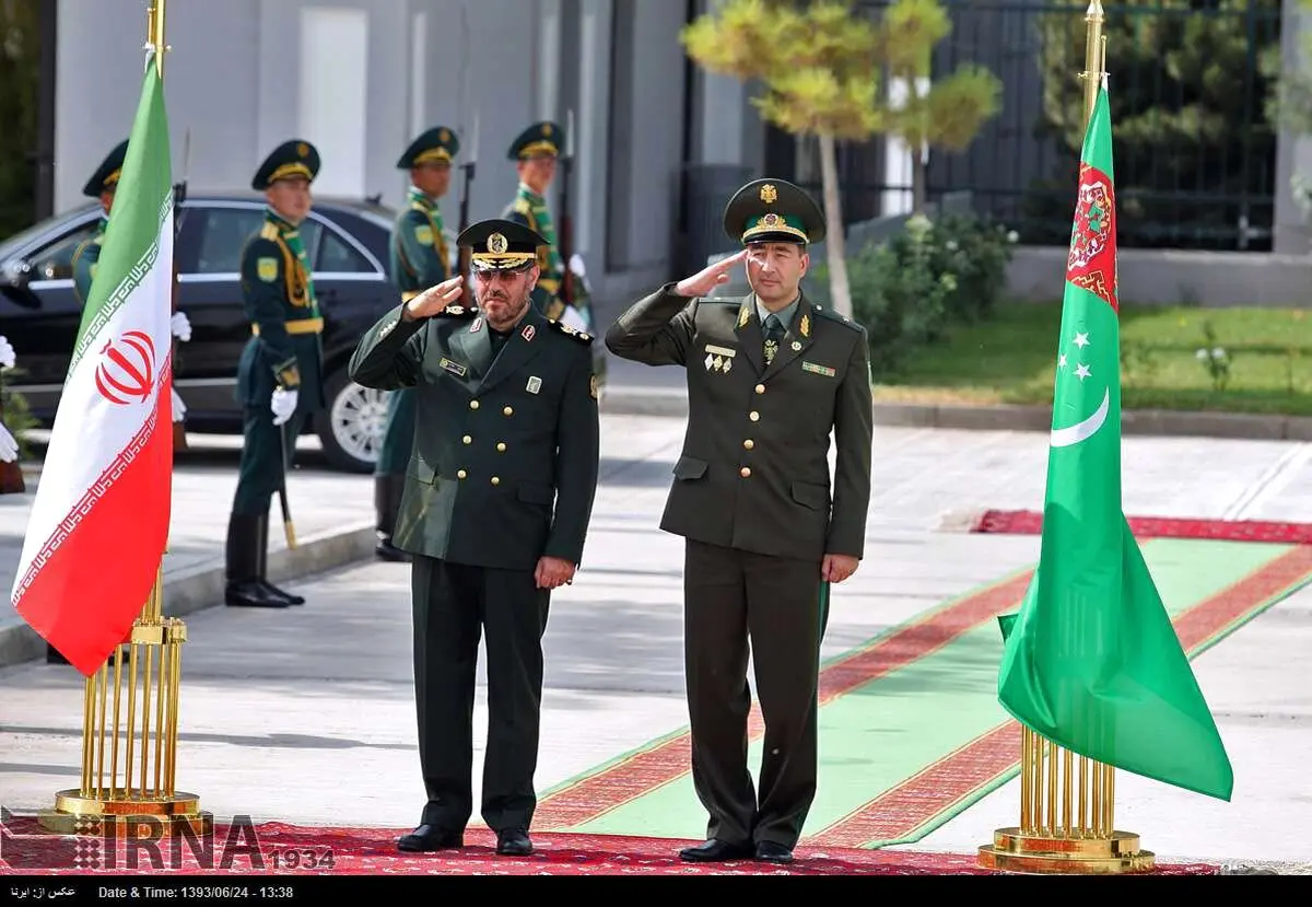 سفر وزیر دفاع به ترکمنستان/ عکس