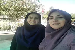 تصویر/ المیرا شریفی مقدم و گوینده شبکه خبر