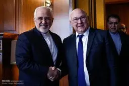 دیدار وزیر امور اقتصاد فرانسه با ظریف/عکس