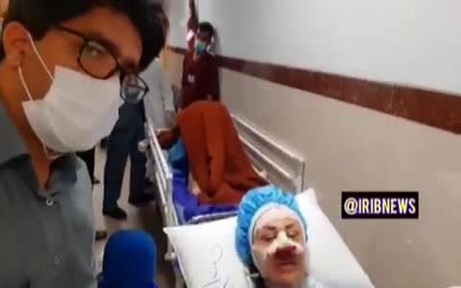 مصاحبه با یکی از مصدومان حادثه انفجار  درمانگاه سینا اطهر + ویدئو