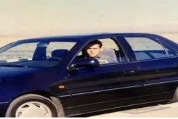 ماشین علی کریمی در ۱۶ سال پیش/عکس