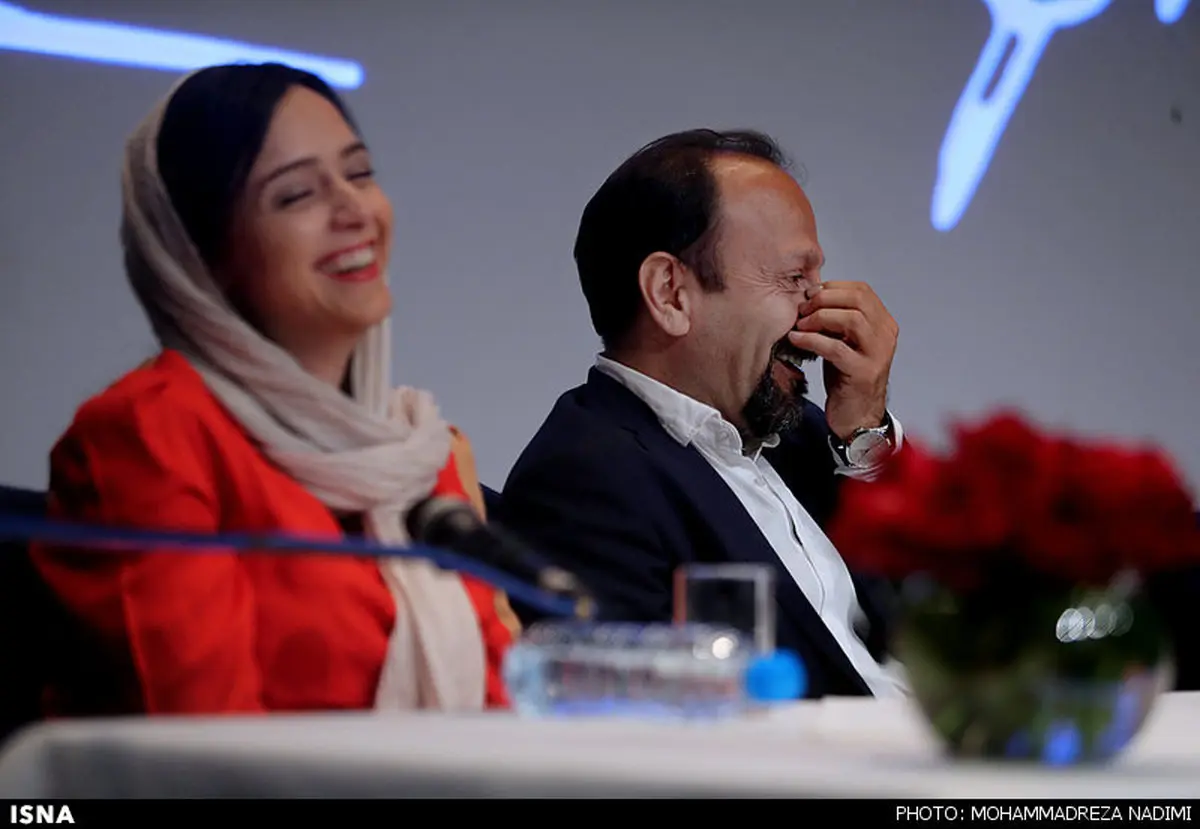 خنده‌های شب گذشته فرهادی، شهاب حسینی و ترانه علیدوستی/ عکس