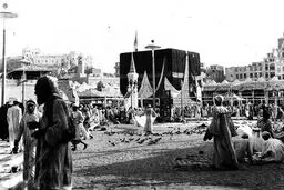 نمایی از کعبه در قرن نوزدهم /عکس