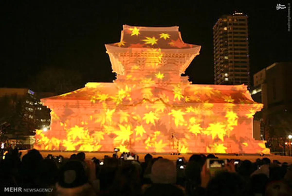 جشنواره آتش و یخ در ژاپن/تصاویر