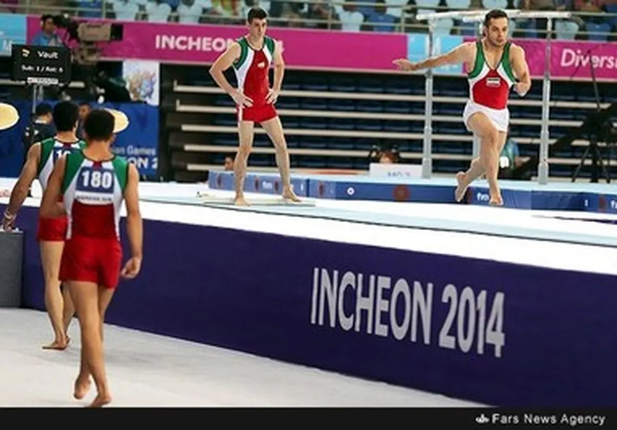 تصاویری از رقابت ژیمناستیک‌کاران ایرانی در بازی‌های آسیایی 2014