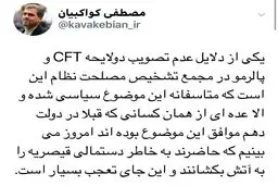 نماینده تهران: می خواهند به خاطر یک دستمال قیصریه را به آتش بکشند