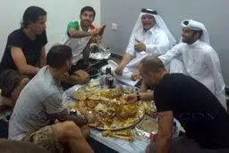 منتظري در ضيافت شام سرمربي ام‌صلال(عکس)