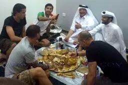 منتظري در ضيافت شام سرمربي ام‌صلال(عکس)