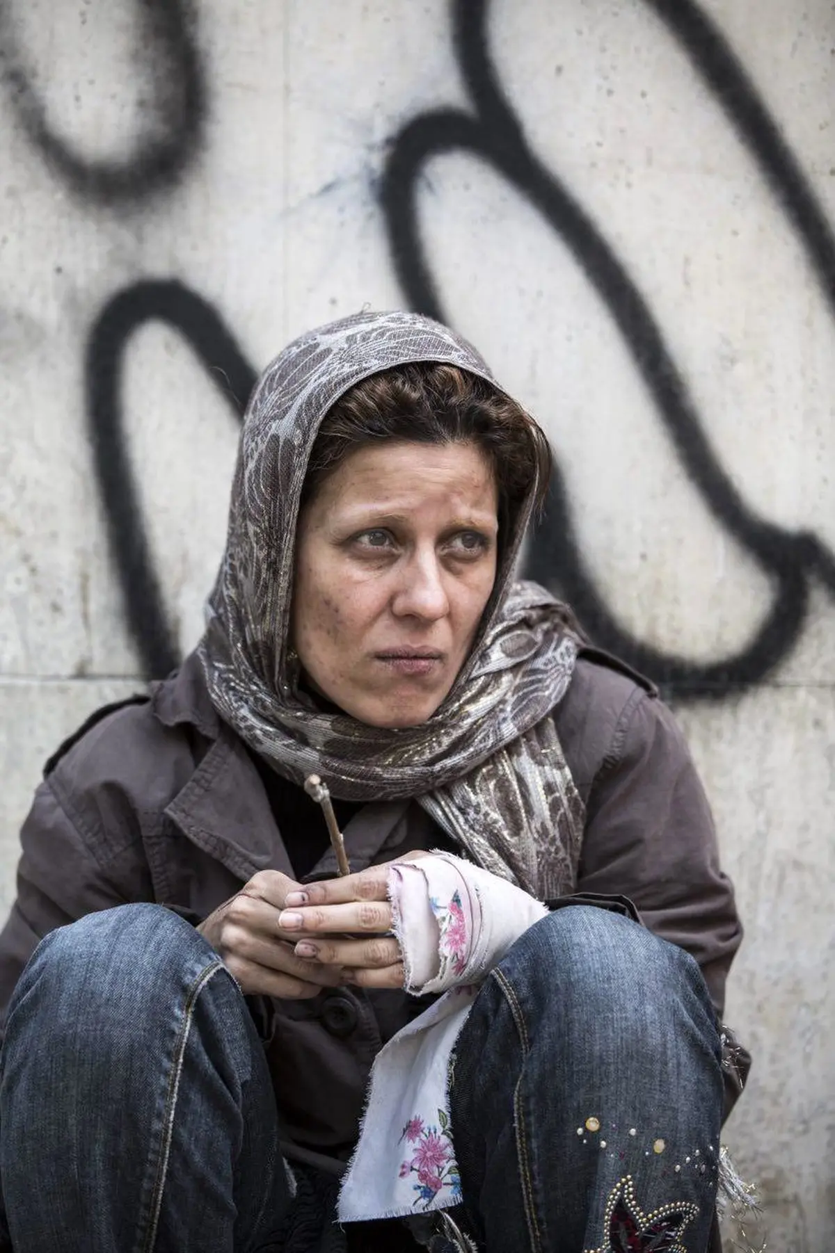 گریم جالب سارا بهرامی در فیلم دارکوب/عکس