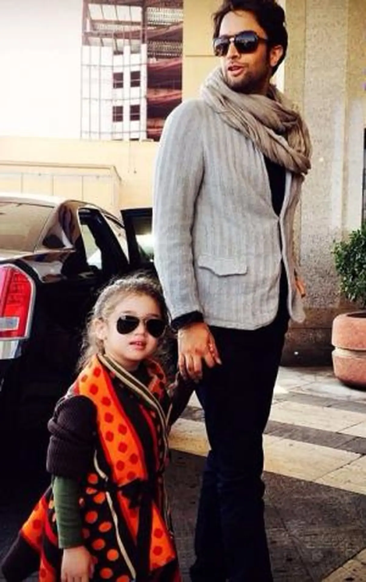 عکس کمتر دیده شده از بنیامین و بارانا در کنار هم