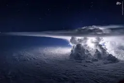 صحنه‌ای که توسط یک خلبان شکار شد/ عکس