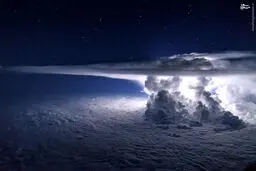 صحنه‌ای که توسط یک خلبان شکار شد/ عکس