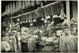 بازار رشت در زمان قاجار/عکس