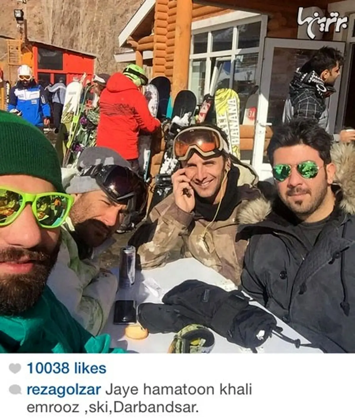 اسکی ستارگان سینما در پیست دربندسر/عکس