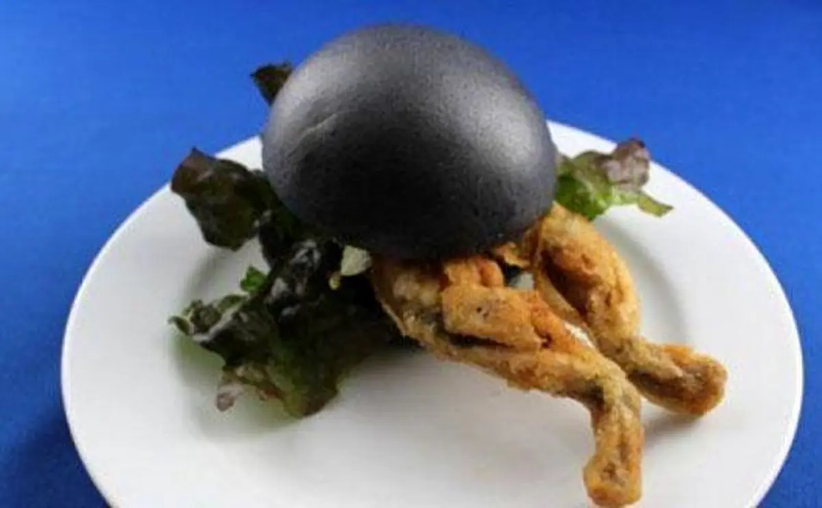 فروش برگر قورباغه ای/عکس