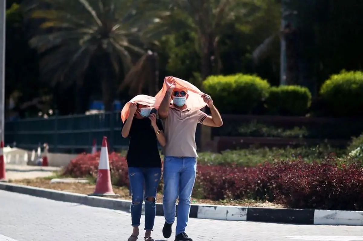 نتيجه افزايش دماي هوا در دبي + عكس