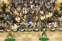 برگزاری مراسم جزءخوانی در حرم کریمه اهل بیت(س) + تصاویر