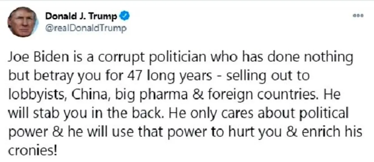 توفان ترامپ در توئیتر ۳ روز مانده تا انتخابات