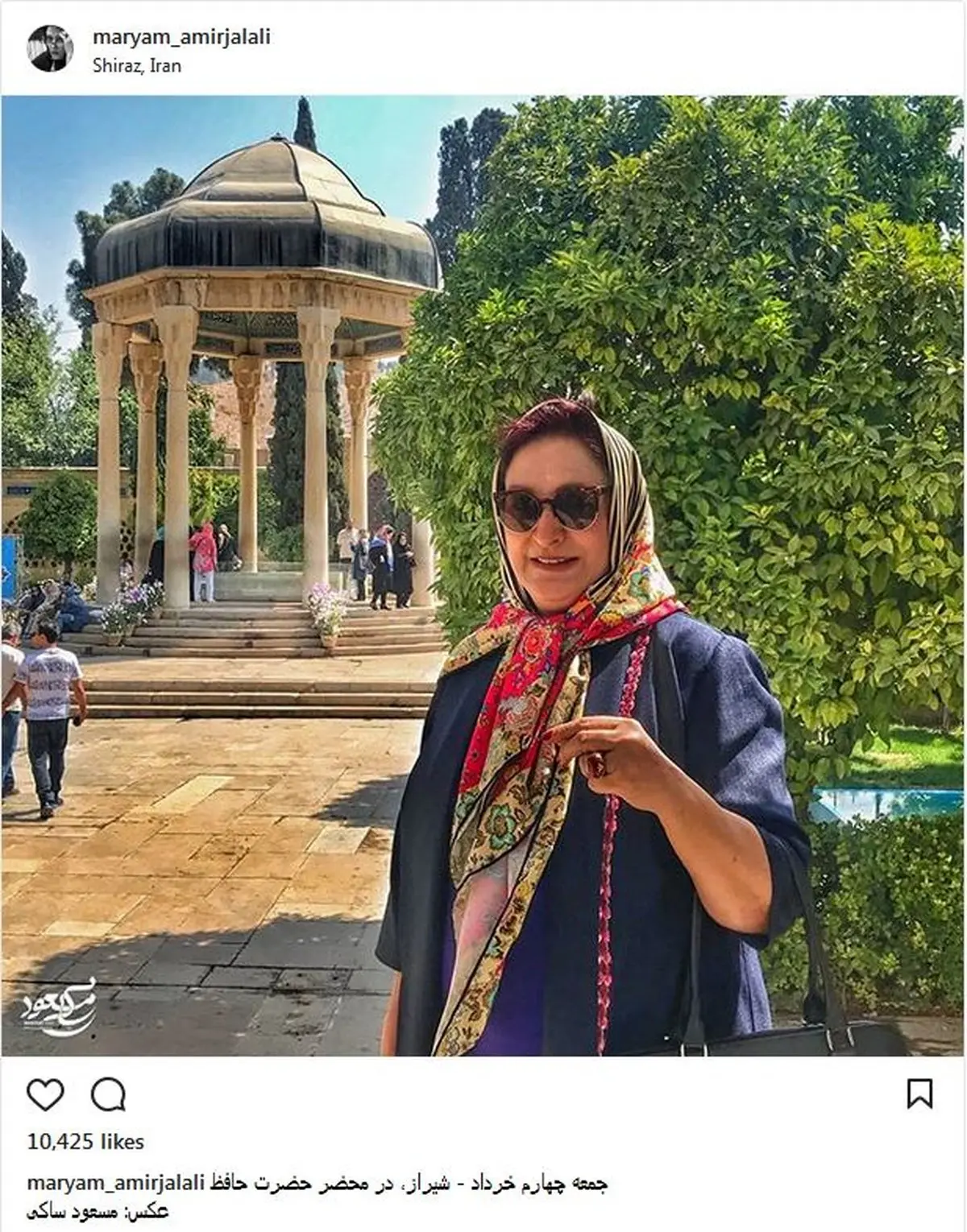 تصویری متفاوت از مریم امیر جلالی / عکس