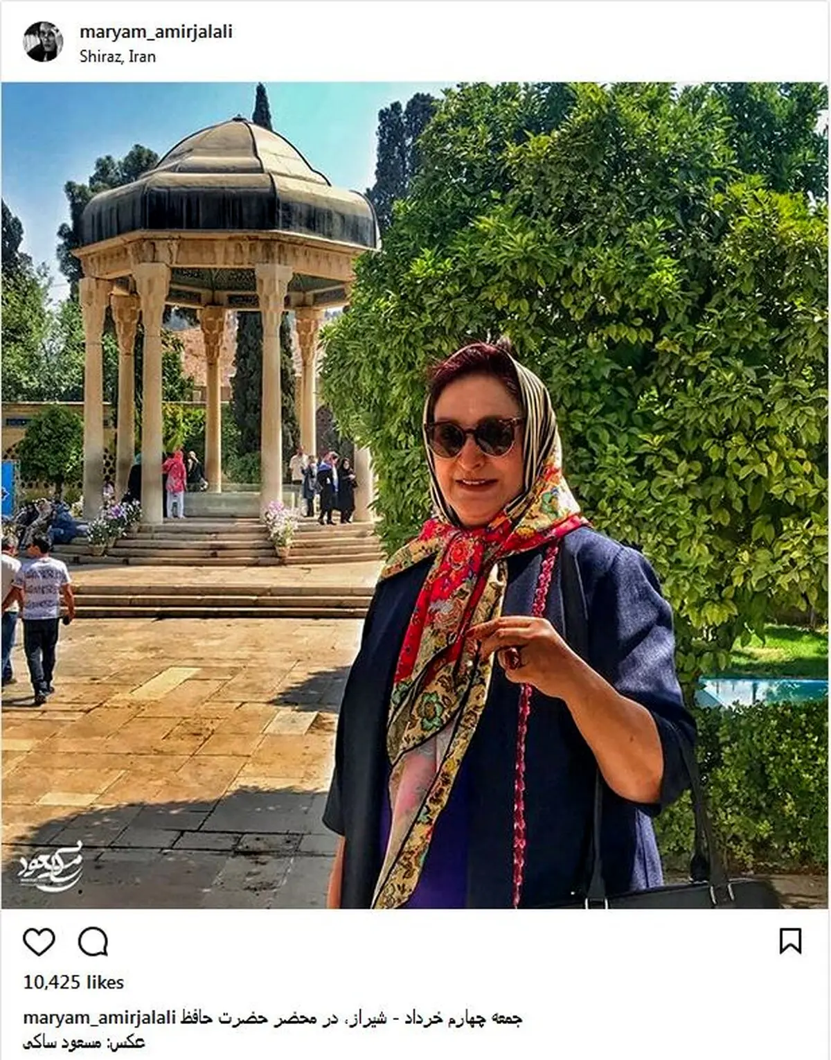 تصویری متفاوت از مریم امیر جلالی / عکس