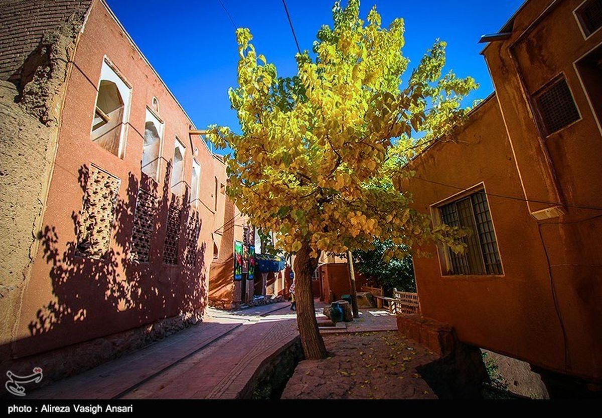 تصاویری رویایی از پاییز روستای ابیانه