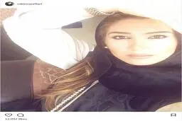 سلفی نیکی مظفری؛ دختر مجید مظفری / عکس