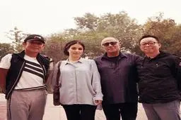 عکس نوستالژی افسانه پاکرو در کنار عباس کیارستمی