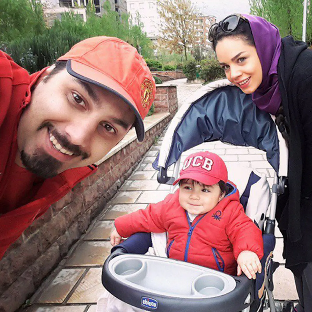 تصویر تازه منتشر شده از احسان خواجه امیری و همسرش