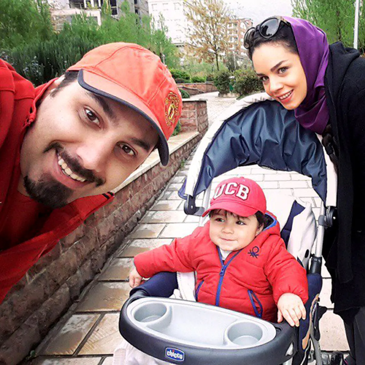 تصویر تازه منتشر شده از احسان خواجه امیری و همسرش