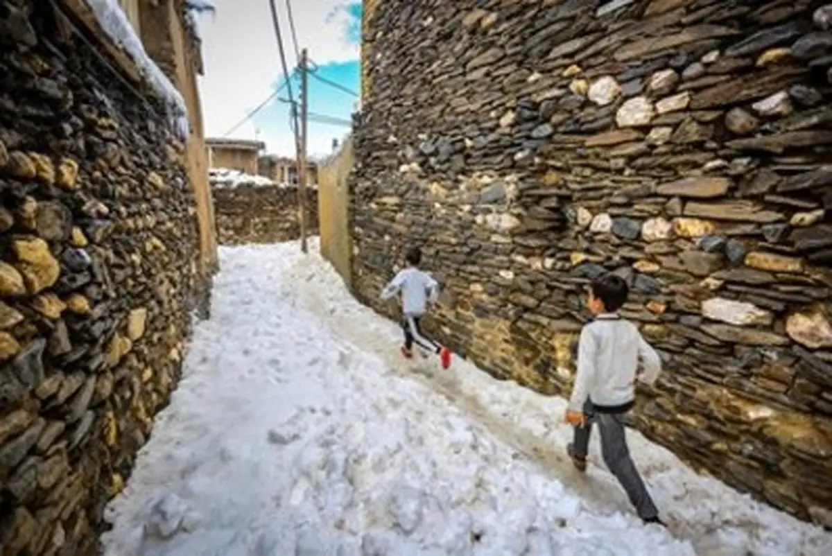 تصاویر/ بهار برفی در «وَرکانِه»