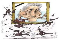 تولد ناصر حجازی از اون لحاظ!/کاریکاتور