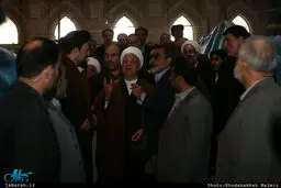 تصاویری از بازدید آیت الله هاشمی رفسنجانی از پروژه ساخت حرم مطهر امام خمینی(س) با حضور سیدحسن خمینی