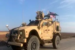 کاروان آمریکایی از اقلیم کردستان عراق وارد سوریه شد + تصاویر