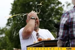 جشنواره پرتاب تخم مرغ در آمریکا+تصاویر