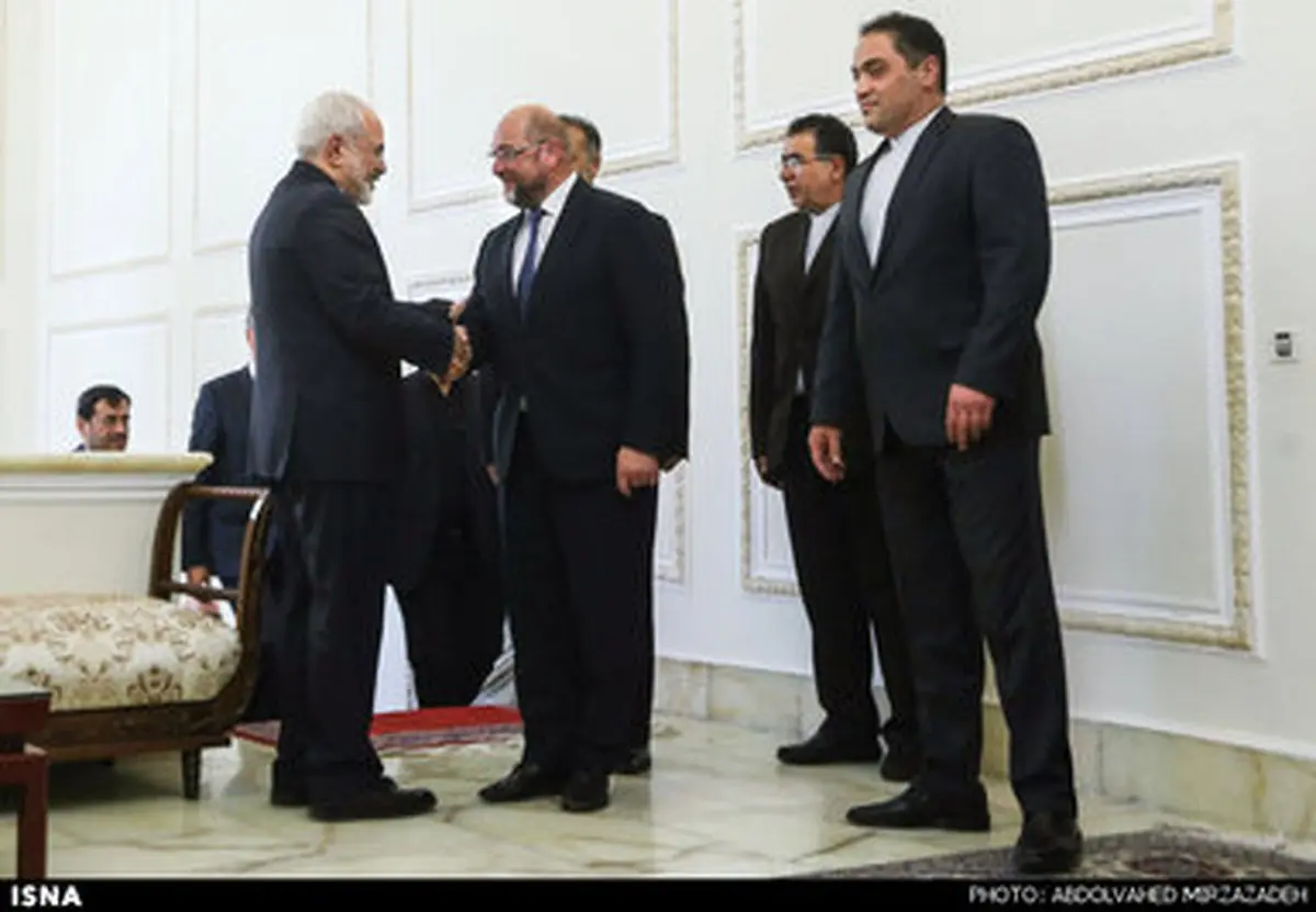 دیدار ظریف با رییس پارلمان اروپا/تصاویر