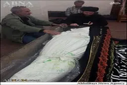 تشییع پیکر روحانی شهید ایرانی در کربلا/ تصاویر