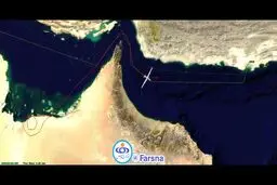 مسیر حرکت پهپاد سرنگون شده امریکایی توسط سپاه در ایران