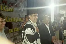 هاشمی  در لباس بختیاری‌/ عکس