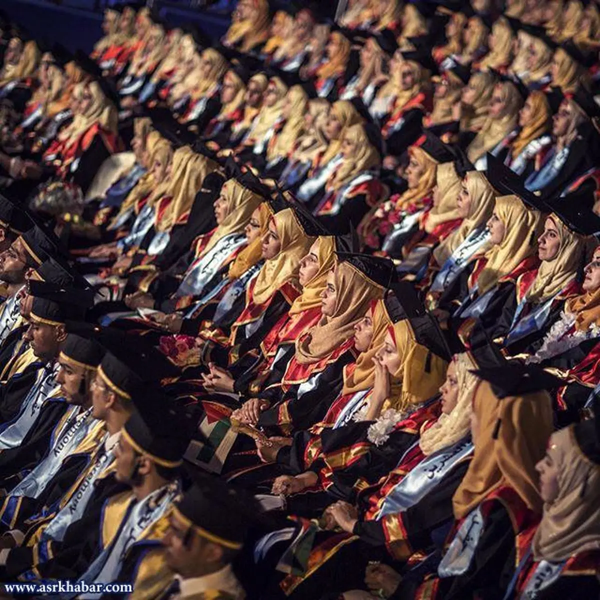 جشن فارغ التحصیلی 300 دانشجوی غزه/عکس