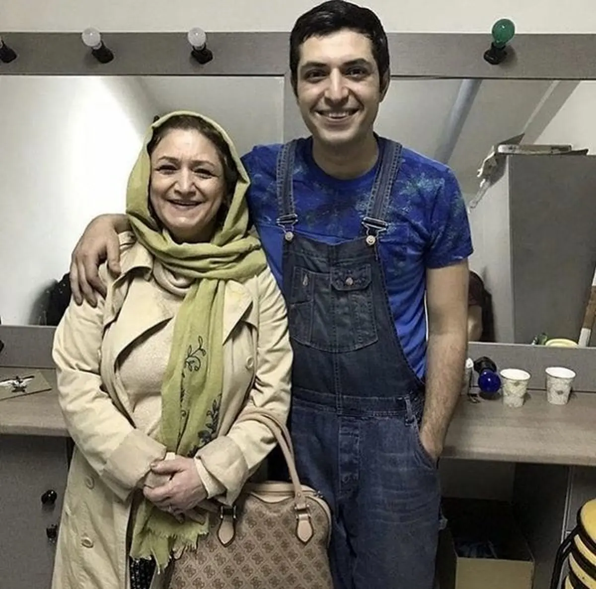 اشکان خطیبی در کنار مادرش + عکس
