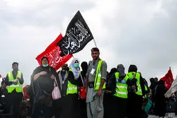 تصاویر / بازگشت زائران اربعین حسینی از مرز شلمچه