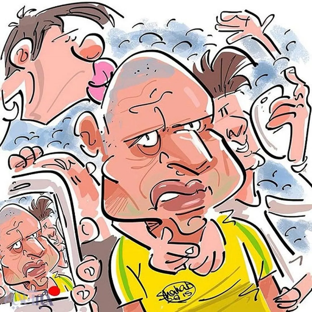 کاریکاتور/ بیچاره روبرتو کارلوس!